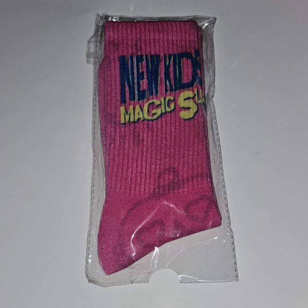NEW NKOTB New Kids On The Block 2024 Magic Summer Tour VIP Gift Pink Socks